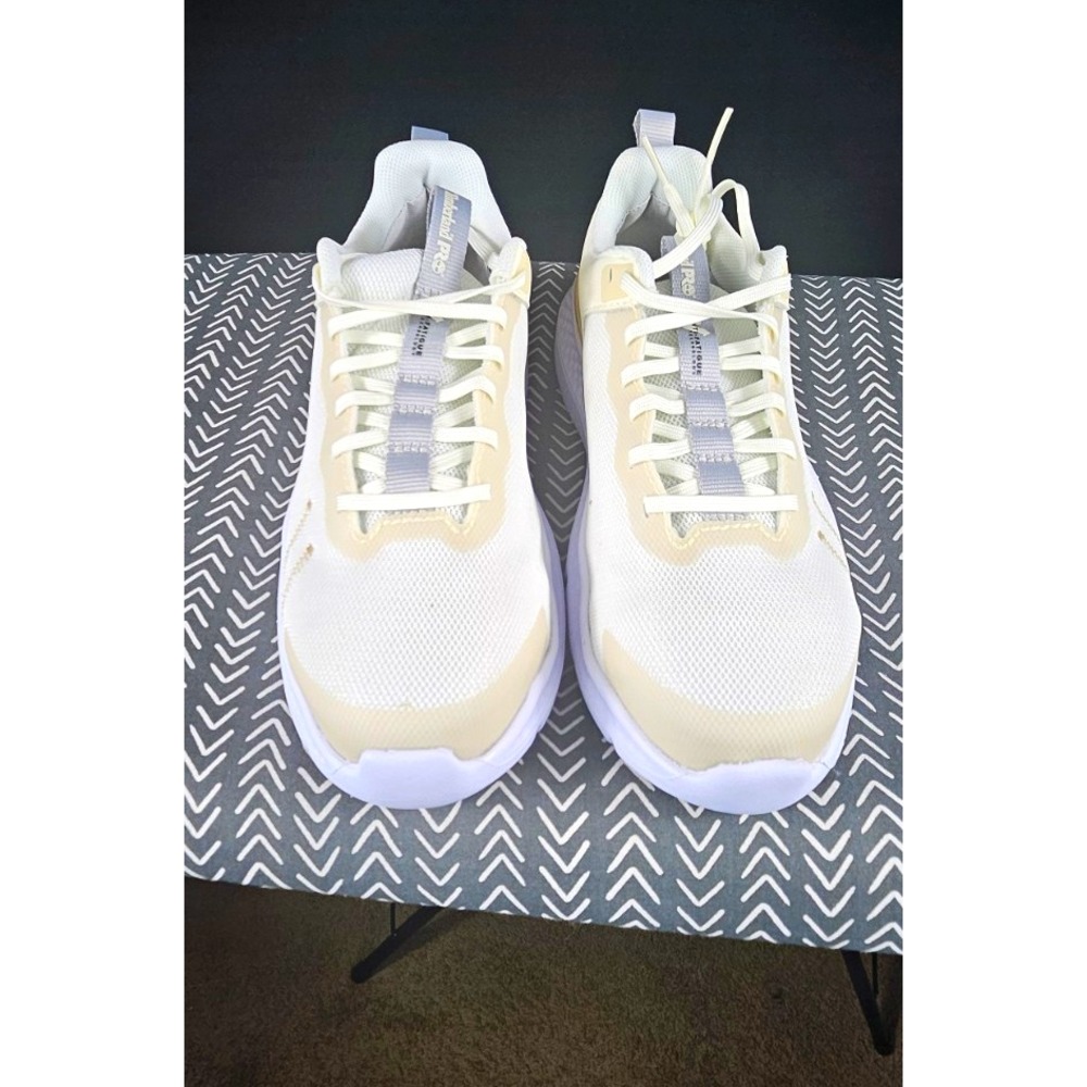 Timberland PRO Setra Low Top Athletic Sneakers White Beige Mesh A5PPJ Mens 6